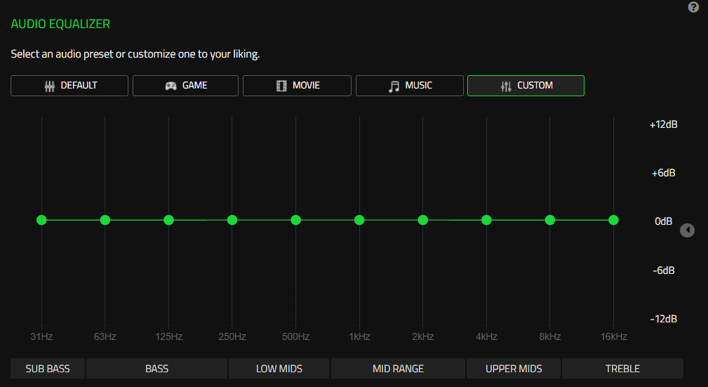 razer synapse audio settings