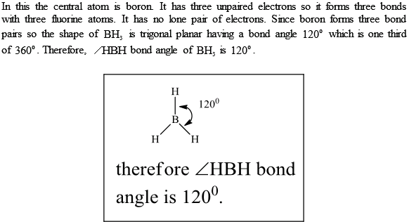 bond angle of bh3