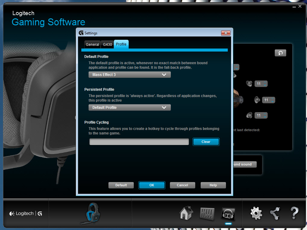 logitech gaming software g430 download