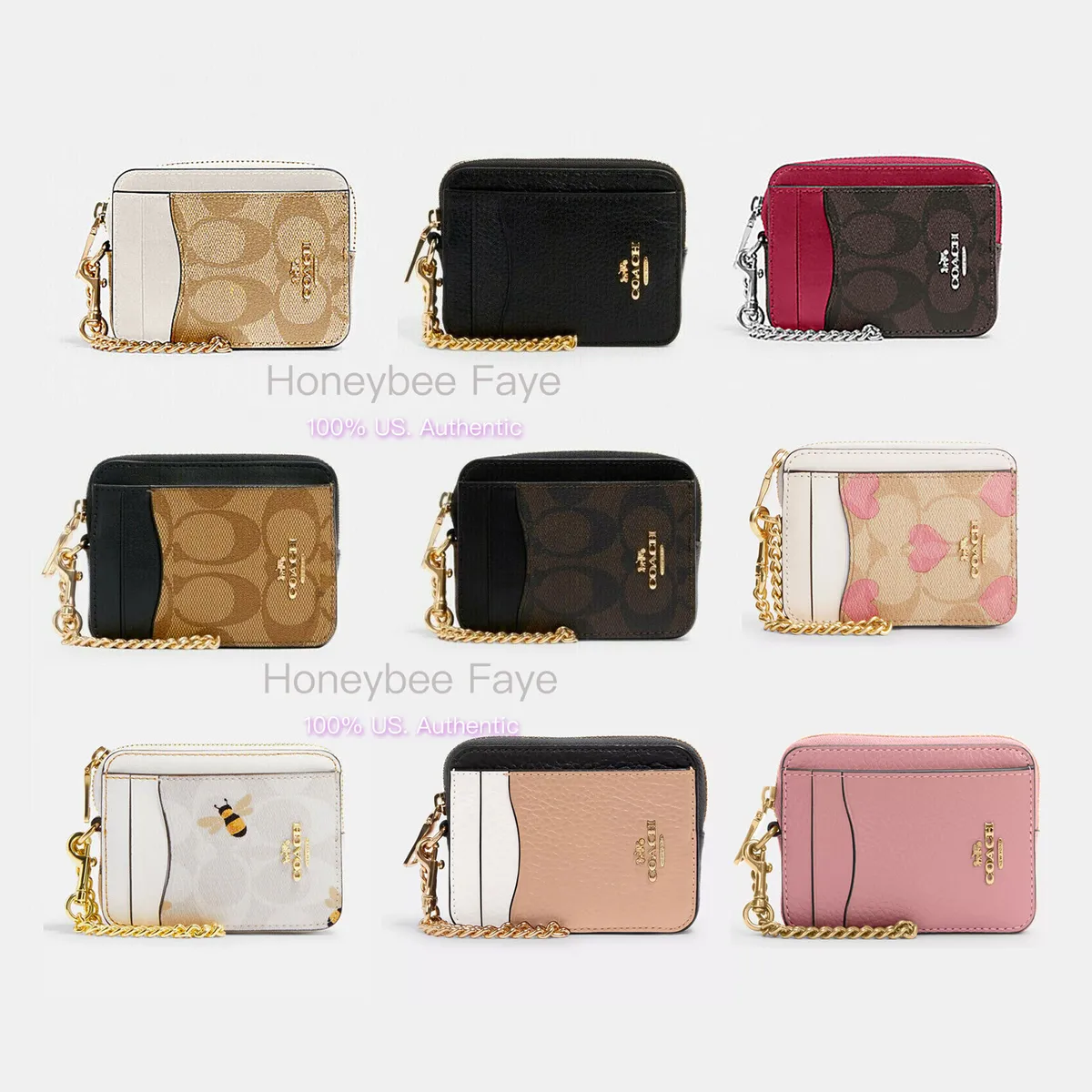 zip card case coach