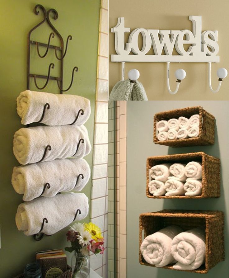 wall storage for towels