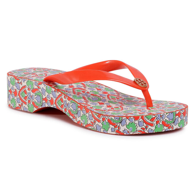 tory burch wedge flip flops