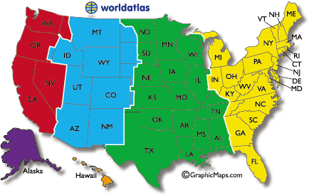 10am central to eastern