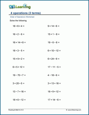 k5 learning math