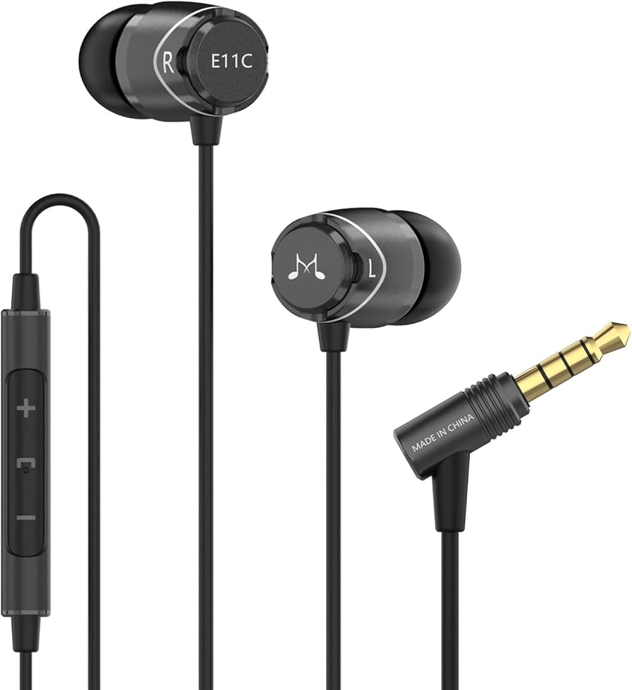 wired earbuds with microphone
