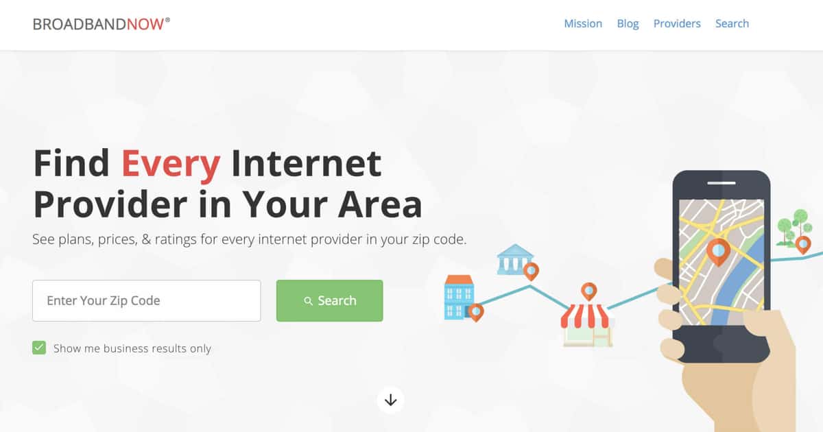 satellite internet providers by zip code