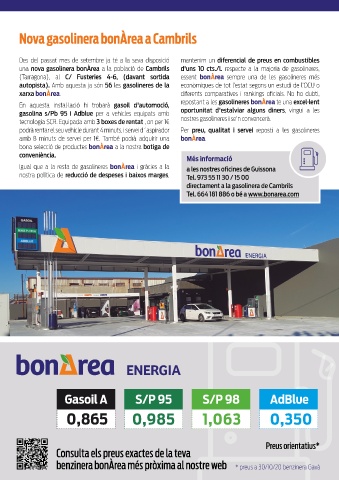 bon area gasoil