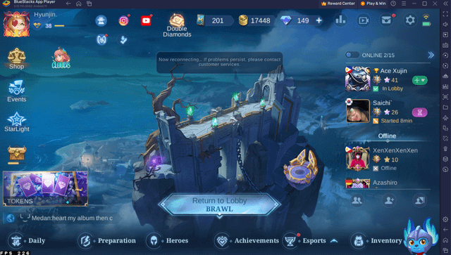 bluestacks mobile legends not loading