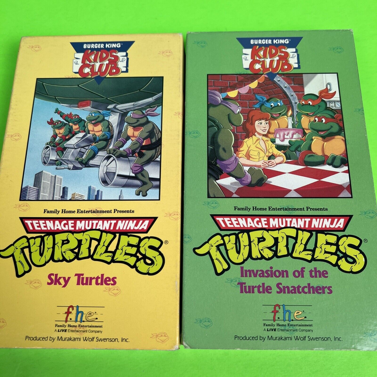 tmnt burger king vhs