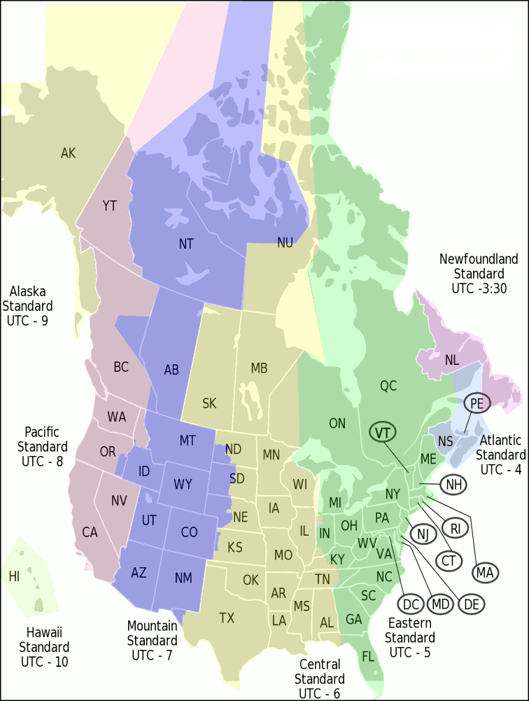 ndt time zone