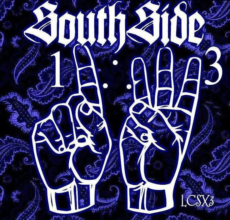 south side gang sign