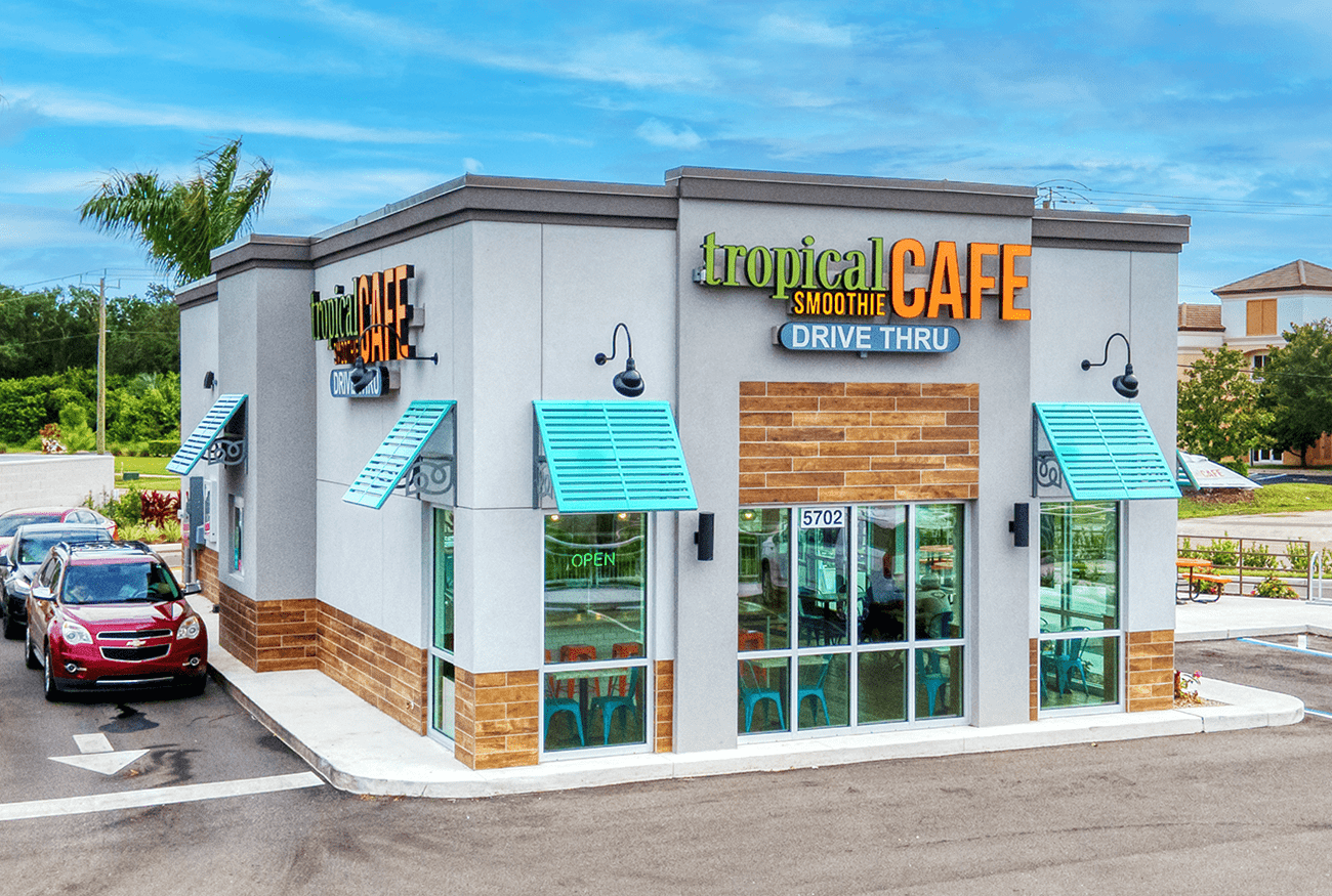 tropical smoothie and cafe