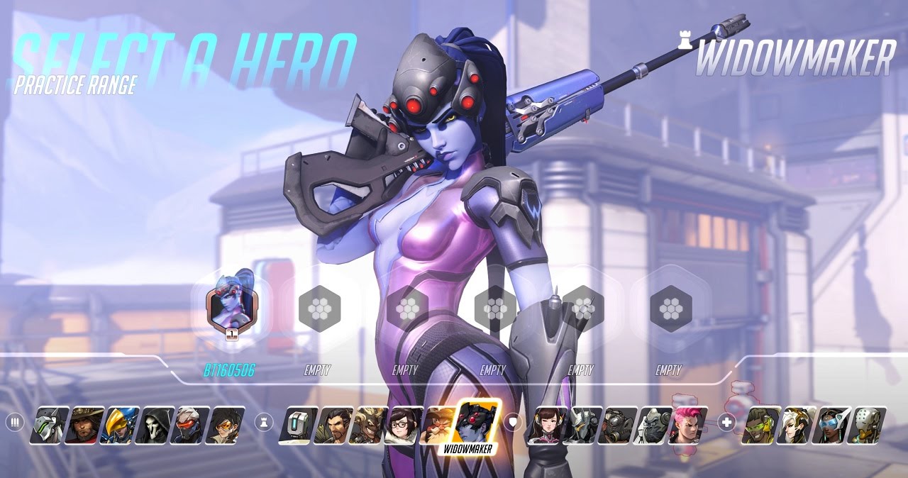 overwatch hero screen