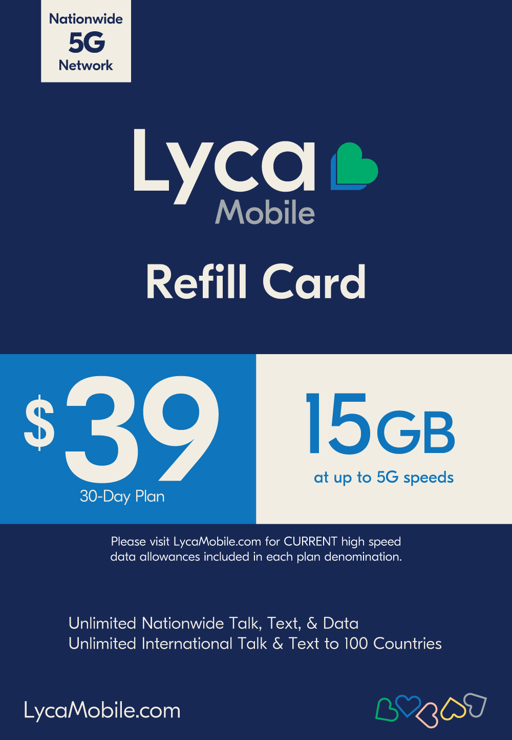 lyca mobile recharge $20