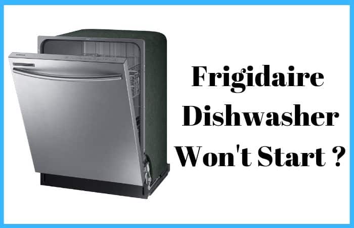 frigidaire dishwasher troubleshooting