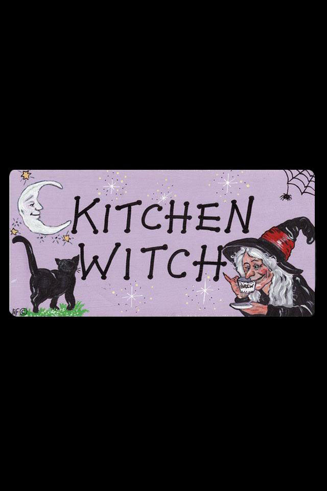 kitchen witch magnet