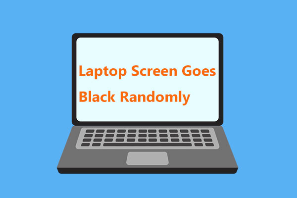 laptop turns on but screen black