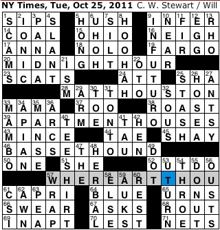 the who 1965 hit crossword clue