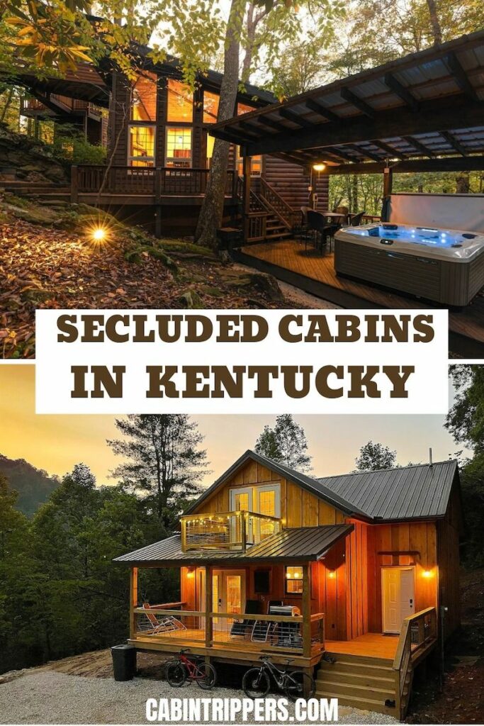 secluded cabins in kentucky for sale