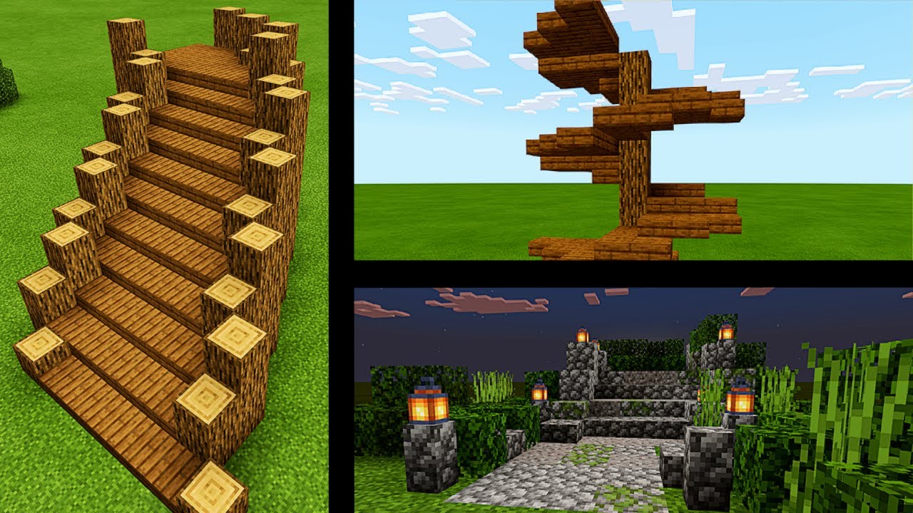 minecraft stairs ideas