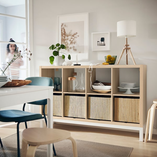 shelving unit ikea kallax