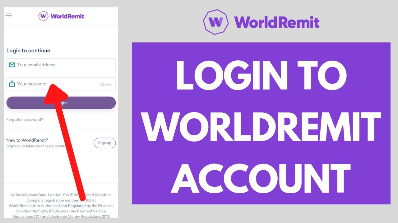 worldremit login