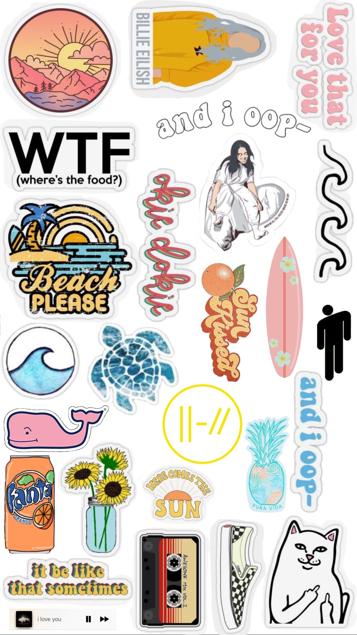 cool stickers for phone