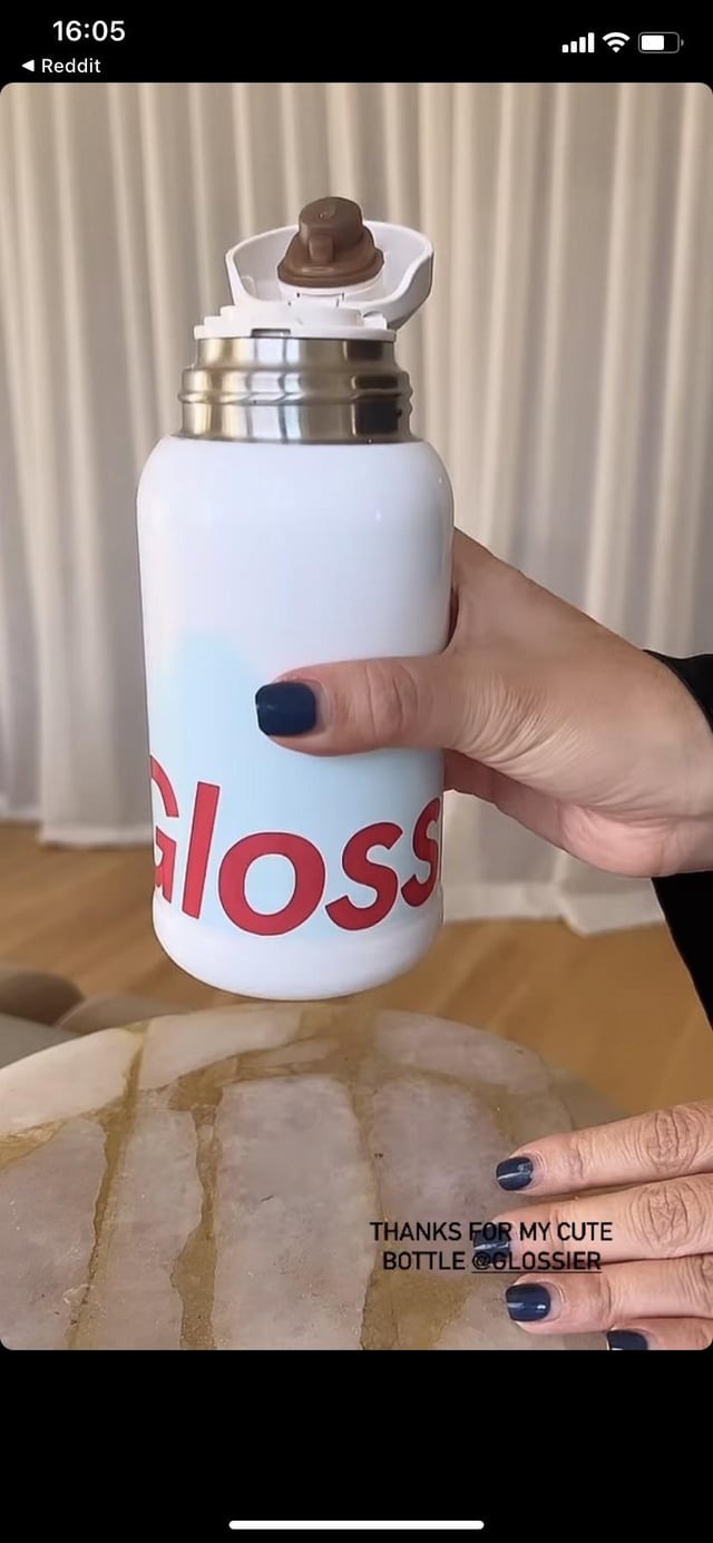 glossier thermos