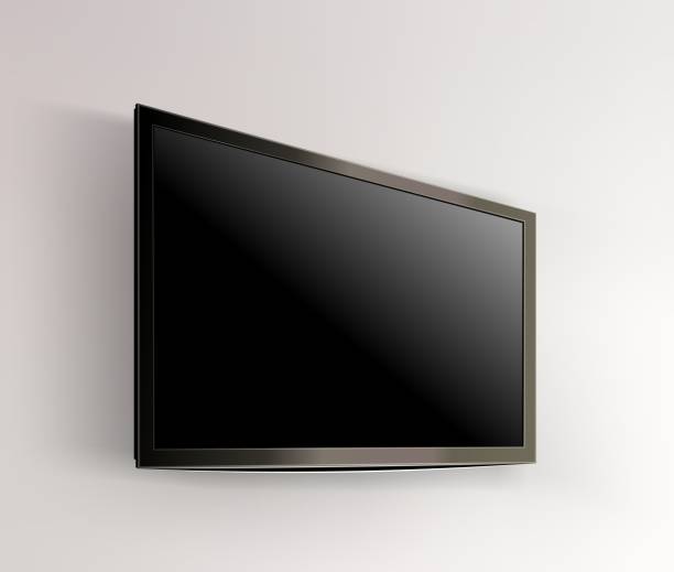 wall tv clipart