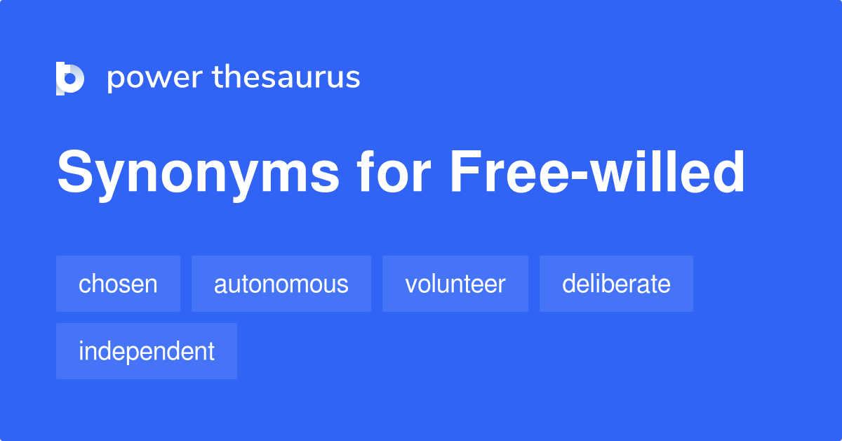 free willed synonym