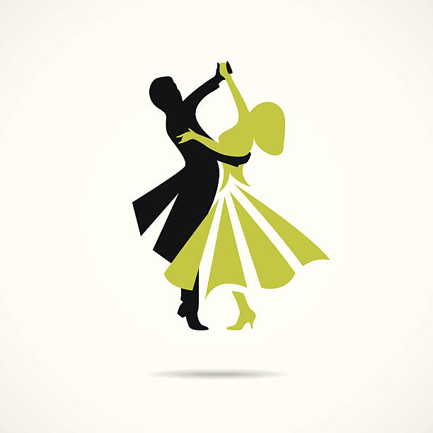 partner dance silhouette