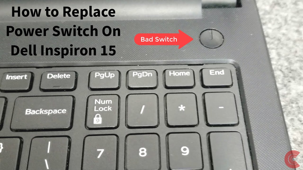 how to switch on a dell laptop