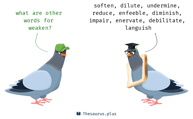 weaken thesaurus