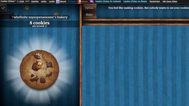 open sesame cookie clicker