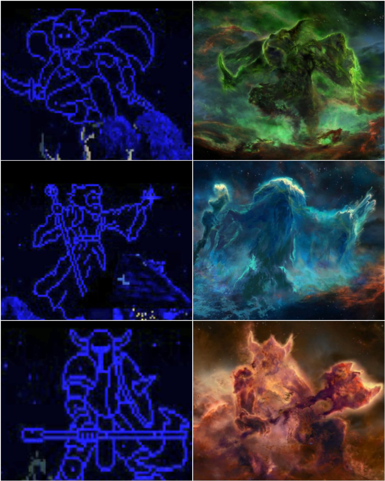 skyrim constellations