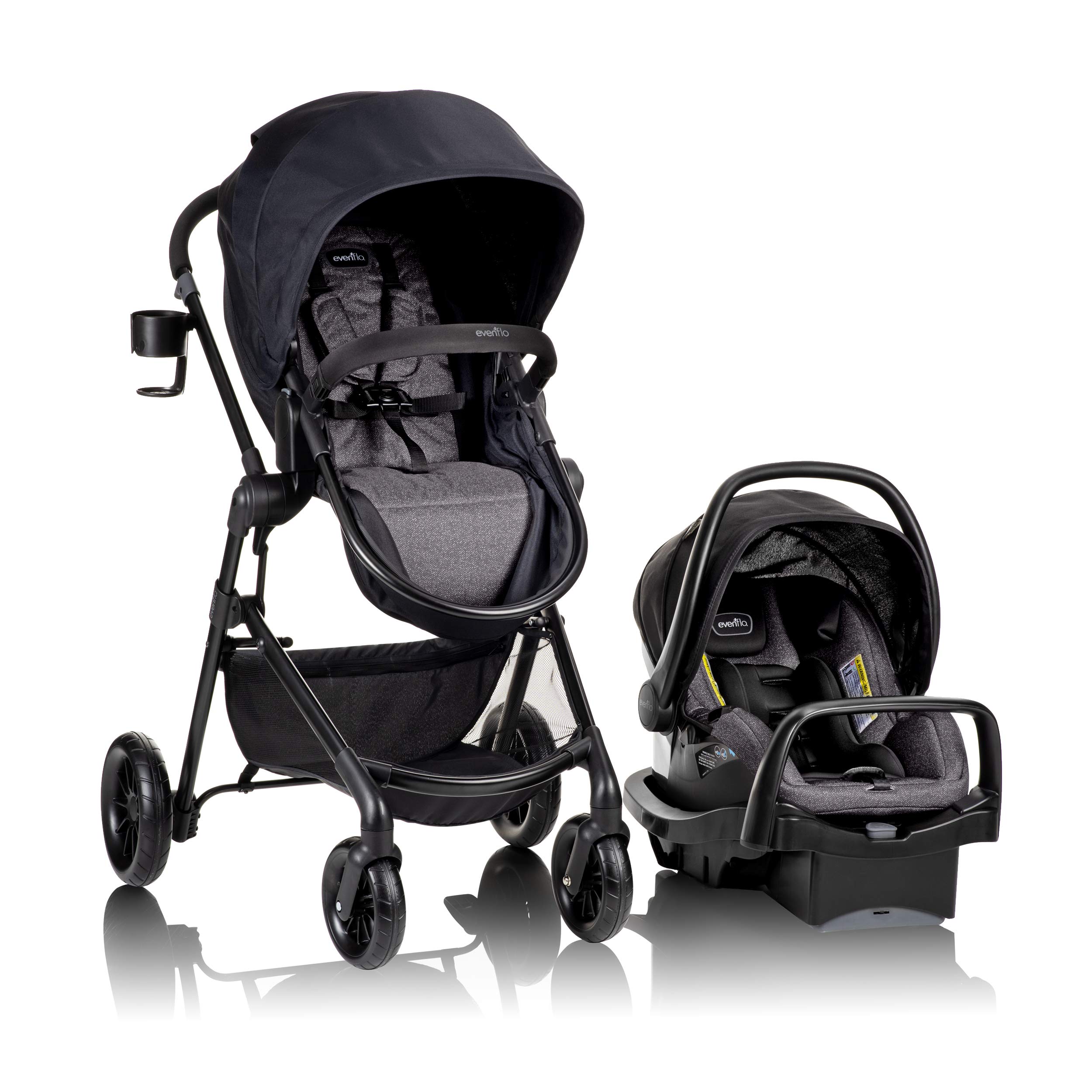 evenflo pivot travel system stroller