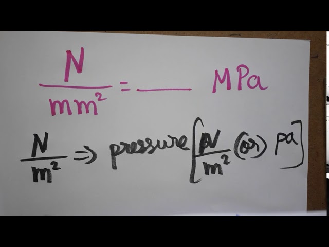 mpa in n mm2