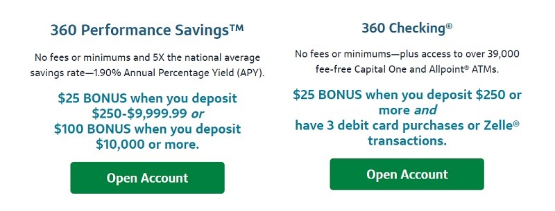 capital one referral bonus for savings account