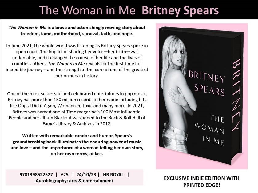 britney spears the woman in me autographed