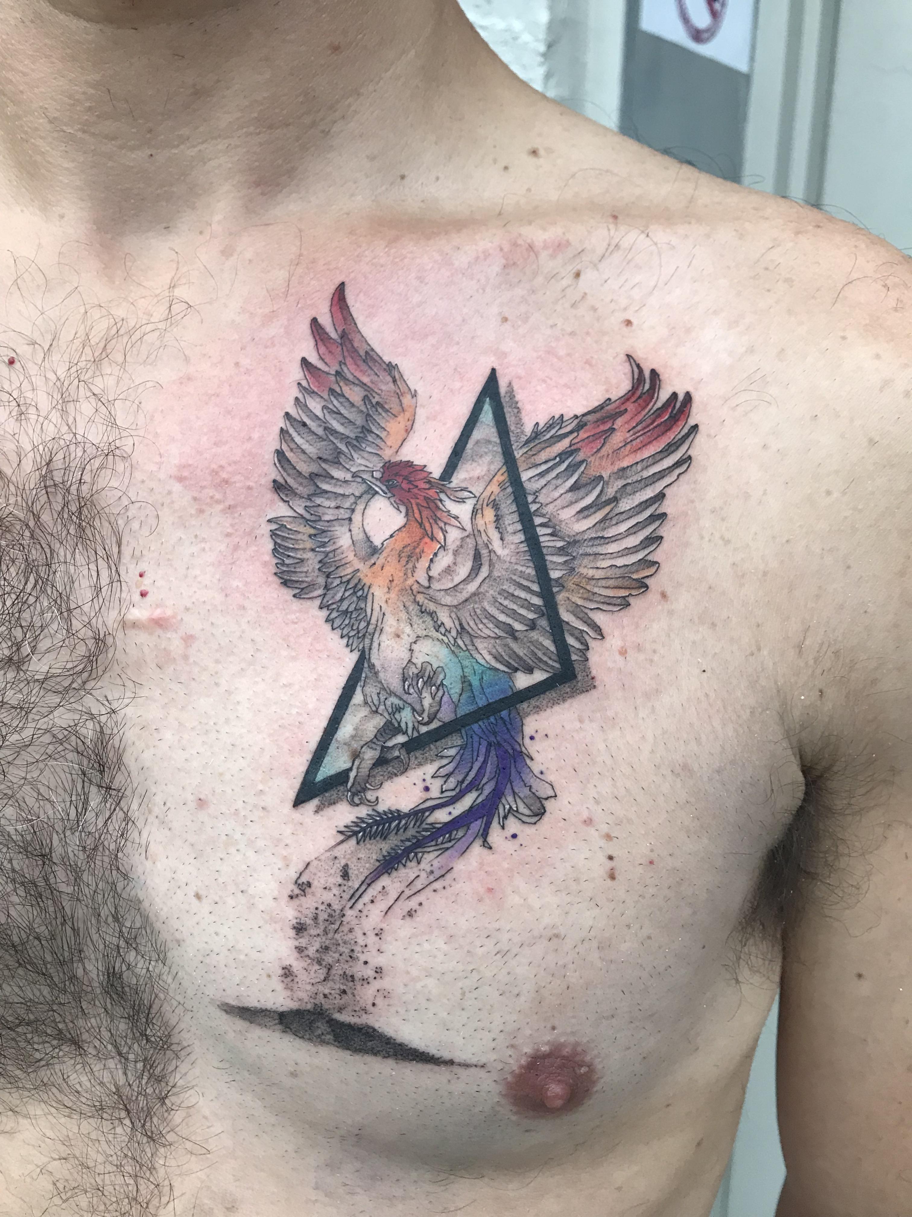 phoenix rises from the ashes tattoo