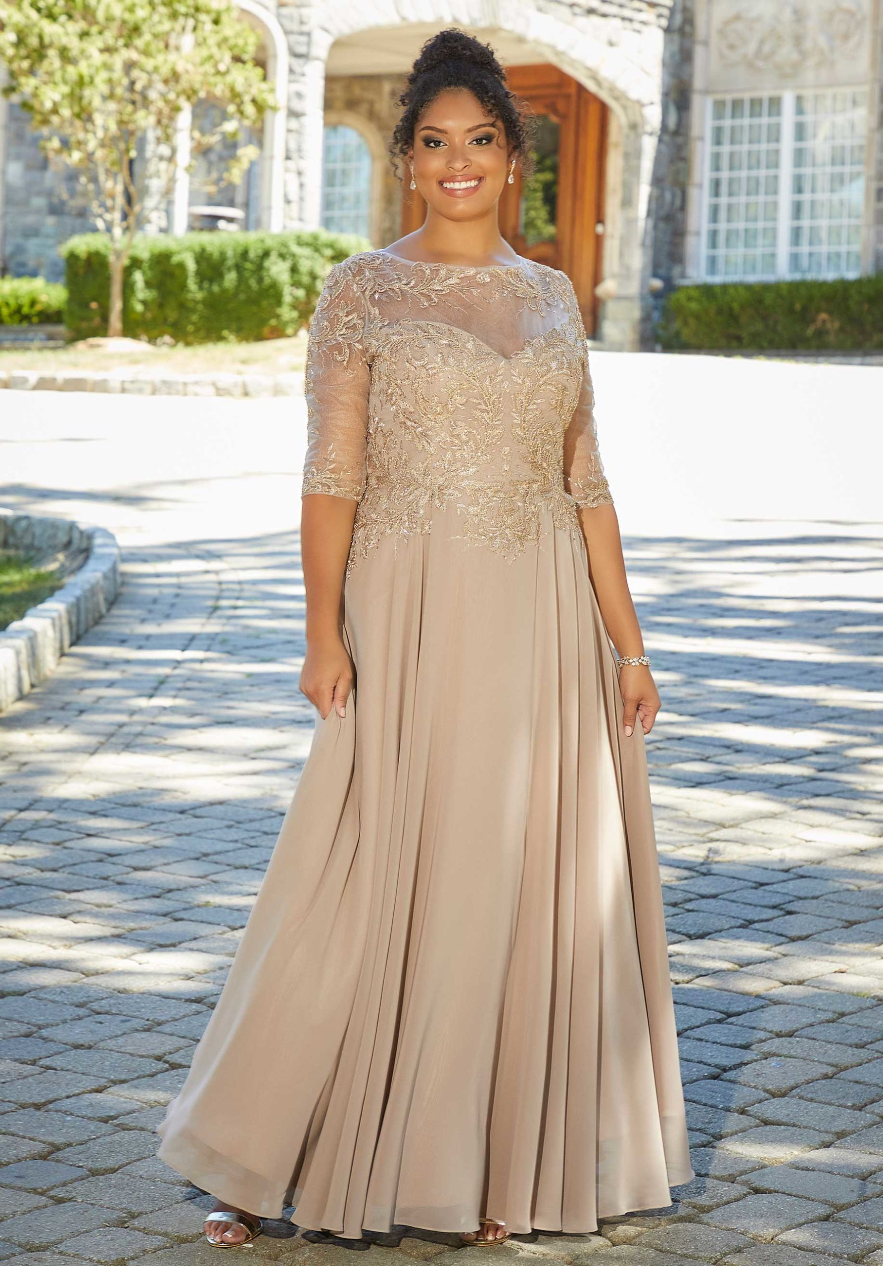 beaded mother of the bride dresses