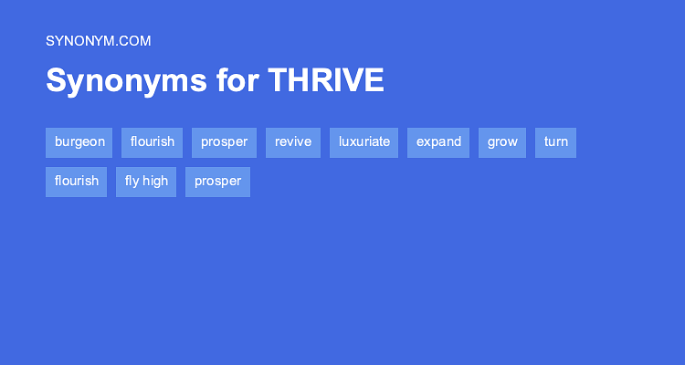 thriving synonym