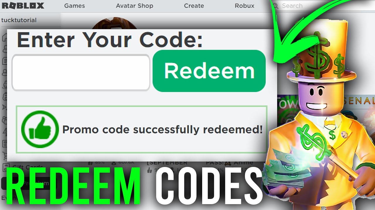 roblox promo codes redeem