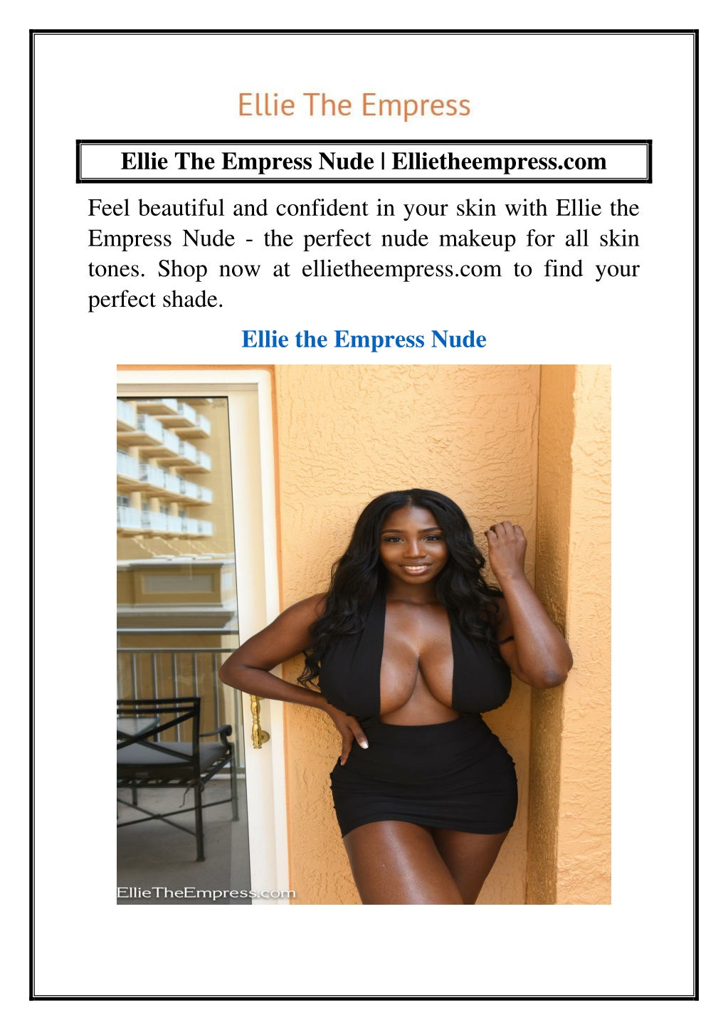 ellie the empress nude