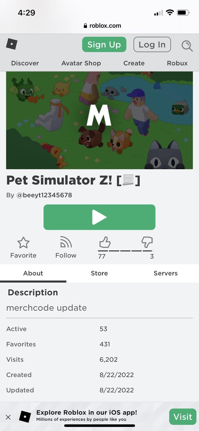 pet simulator z