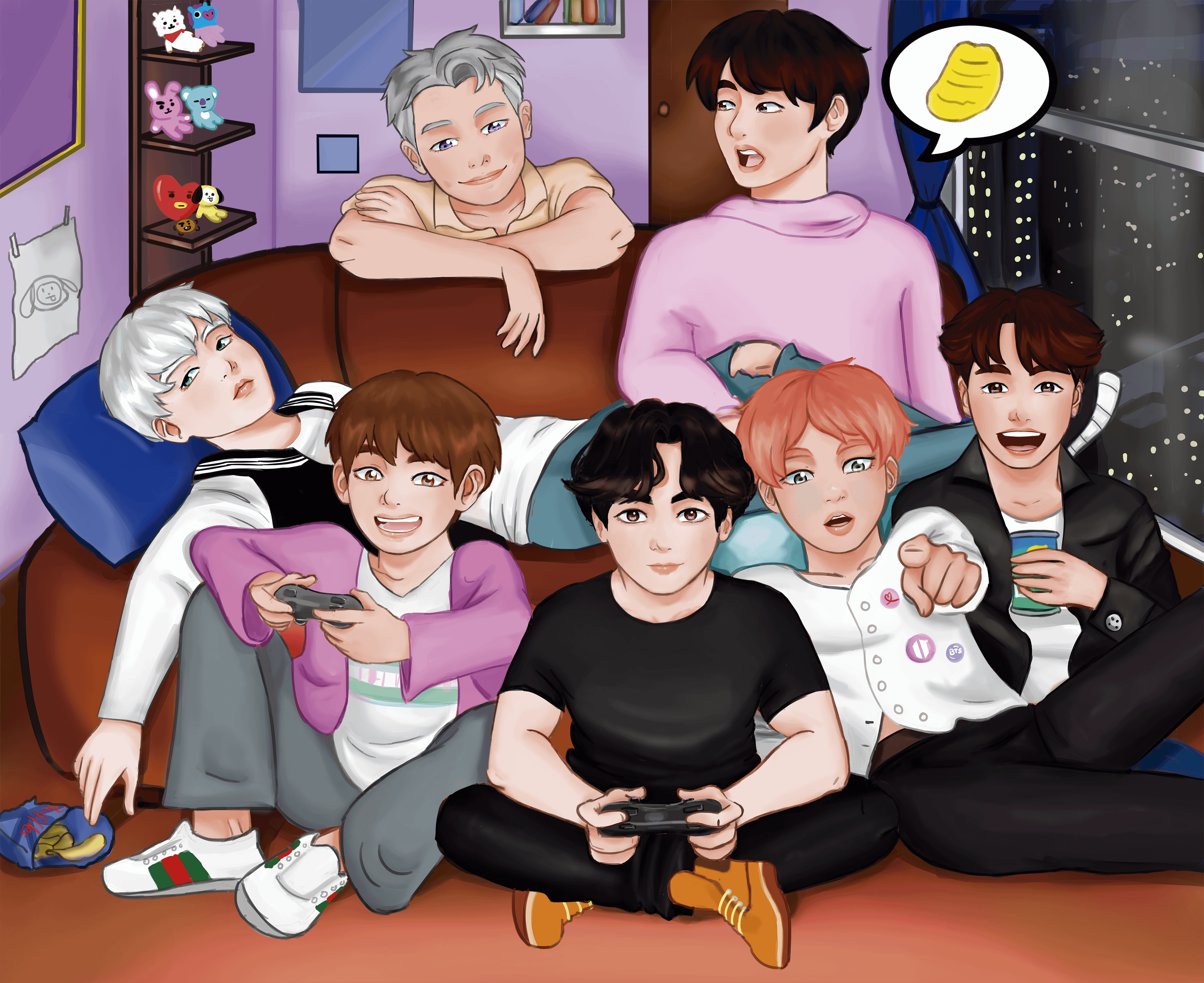 bts fanart