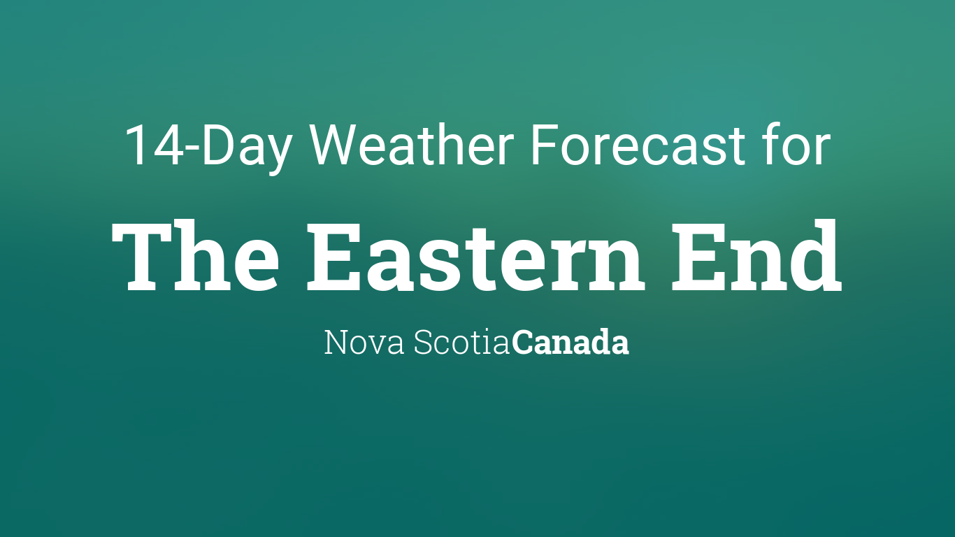 long range weather forecast for nova scotia