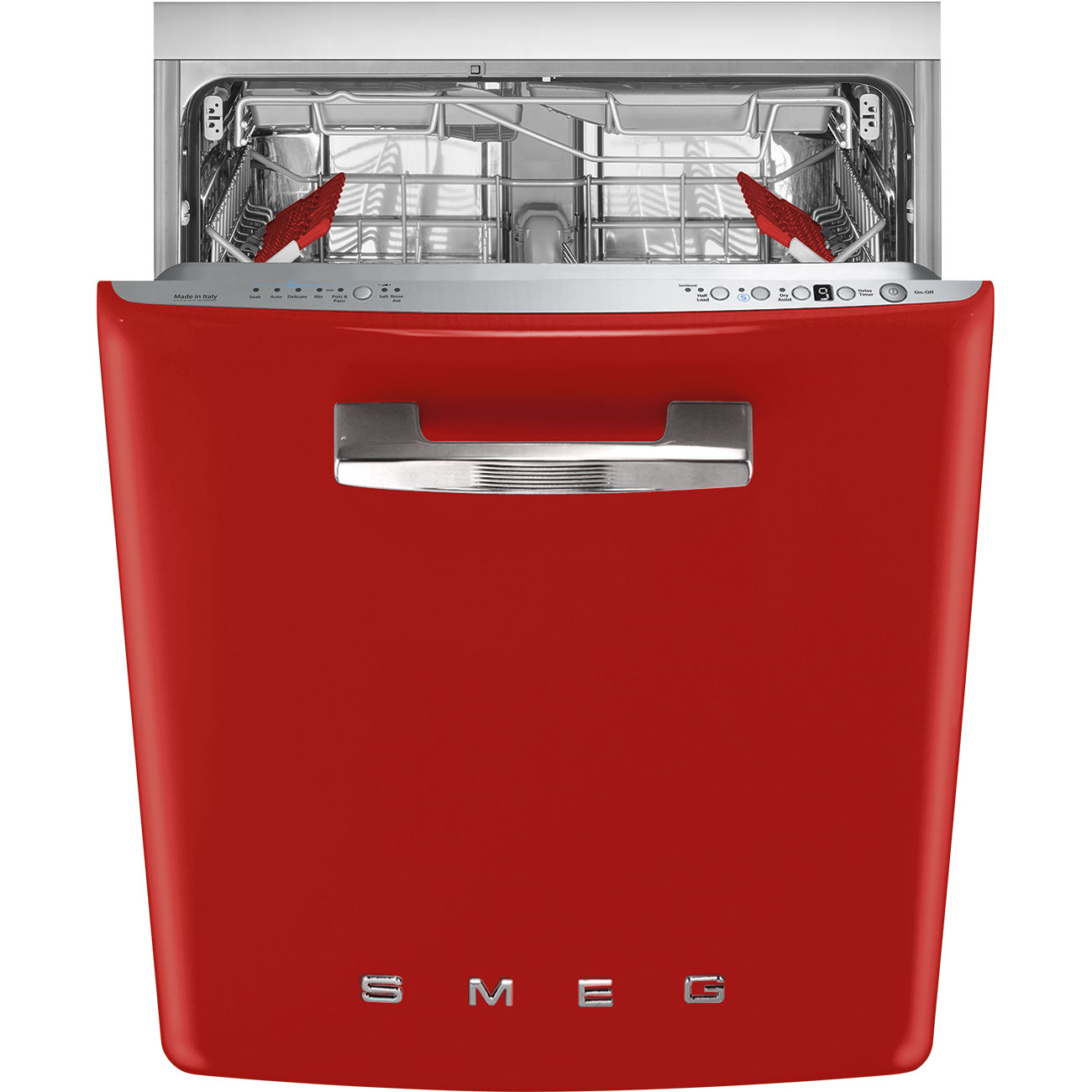 smeg dishwasher red light