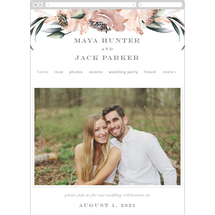 minted wedding website examples