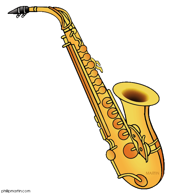 saxophone clipart